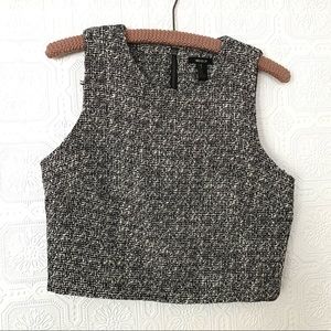 Forever 21 Tweed crop top